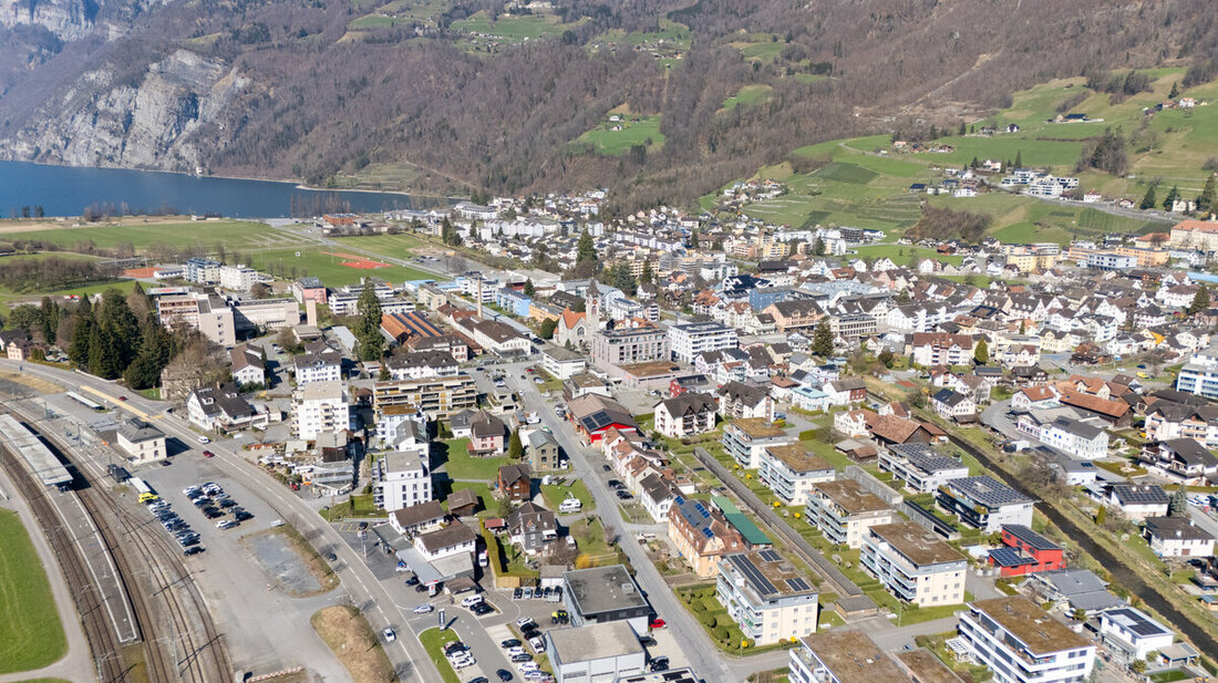 Schreibt Rote Zahlen: Die Gemeinde Walenstadt. (Archivbild: Gianluca Volpe)