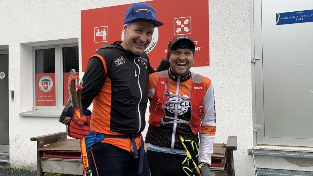 Haben gut Lachen: Jörg Britt und Roger Tschirky.