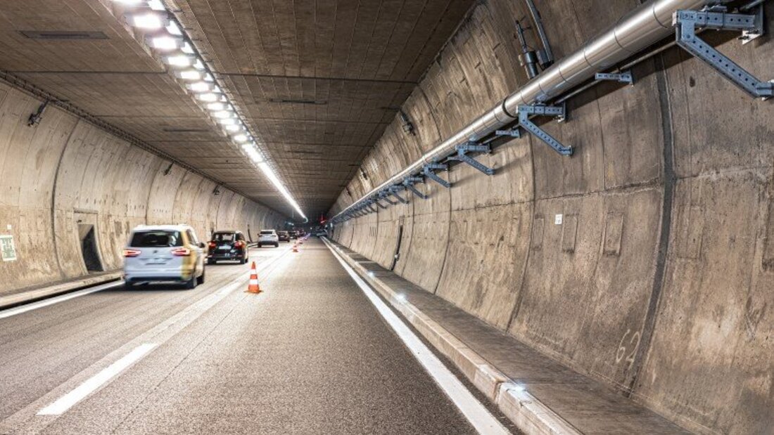 Der Kerenzerberg-Tunnel am Walensee wird umfassend saniert.