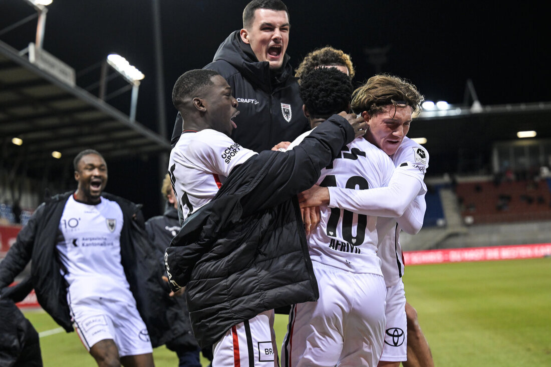 Impressionen der Partie Vaduz - Aarau. (Bild: Gian Ehrenzeller/Keystone)