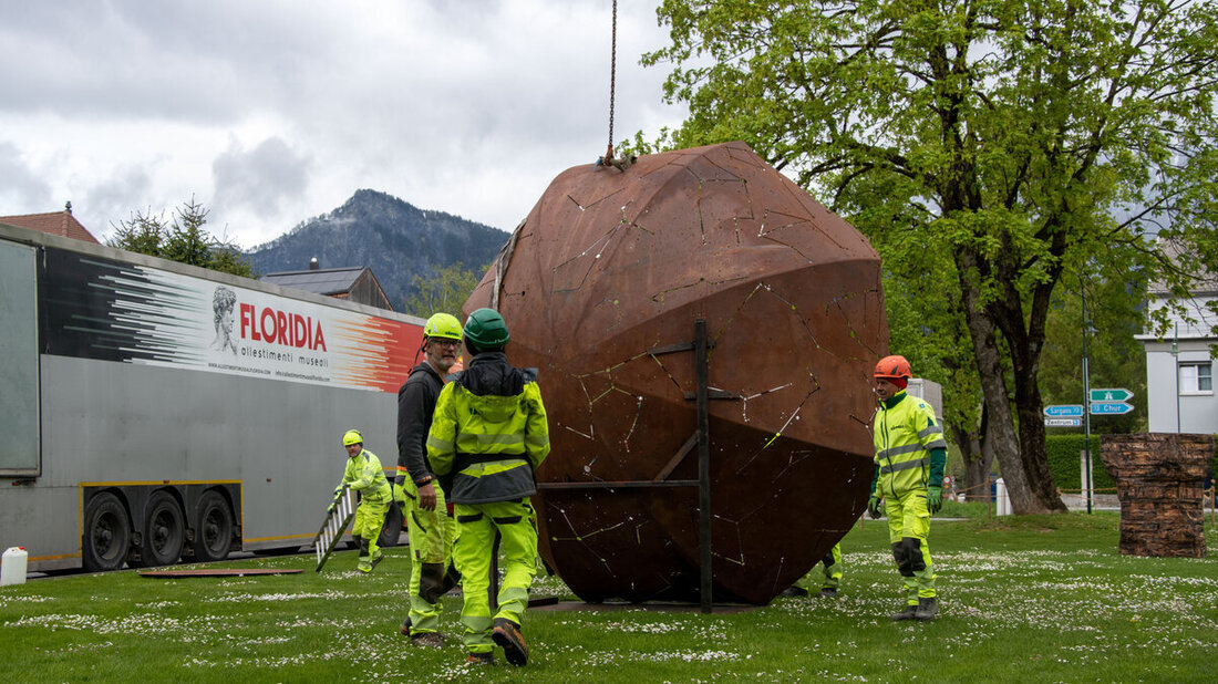 Denkbarer Standort für das geplante Schmidheiny-Museum: Diese Ecke des Kurparks, wo bei der letzten Bad Ragartz das «Harmonia Mundi» aufgestellt wurde. (Archibild: Susan Rupp)