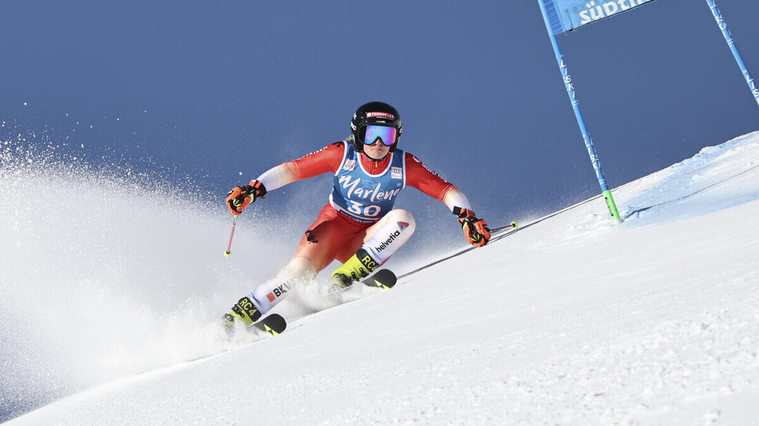 Vorerst der letzte Weltcupeinsatz: Simone Wild muss nach einem Kreuzbandriss pausieren. (Bild Keystone)