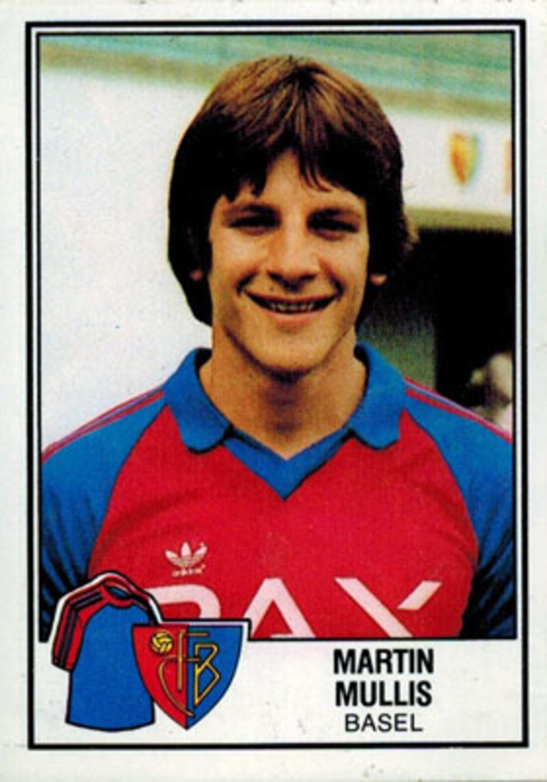Blick zurück: Das "Paninibild" von Martn Mullis zu seiner Zeit beim FC Basel. (Pressebild)