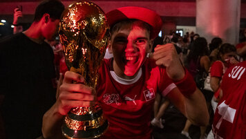 SCHWEIZ FUSSBALL WM 2026 ACHTELFINAL CHE COL PUBLIC VIEWING