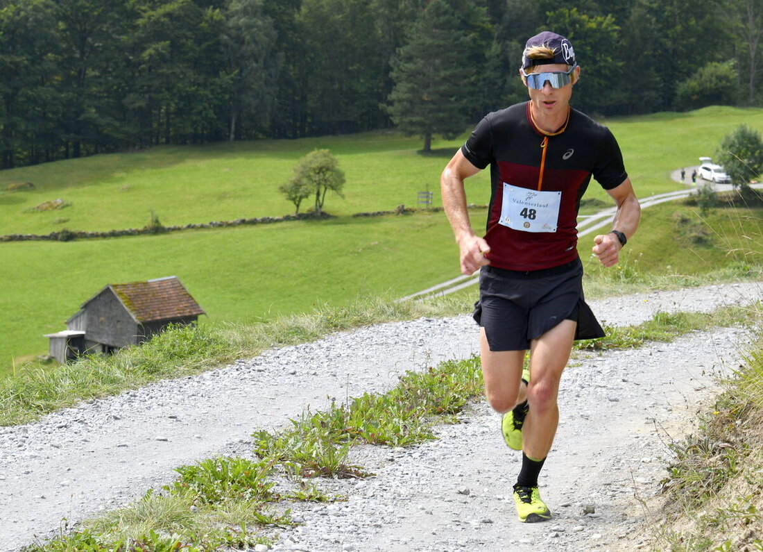 Marco Wildhaber auf dem Weg zum Sieg. (Bild Martin Nauer)