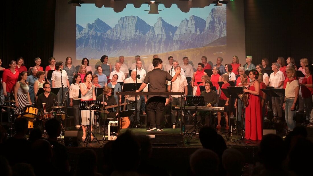 Bereits eingestimmt: Mit dem, was die Schweiz musikalisch zu bieten hat, hat der Chor Cantamos schon im Juni begeistert. (Pressebild) 216014_216865.jpg