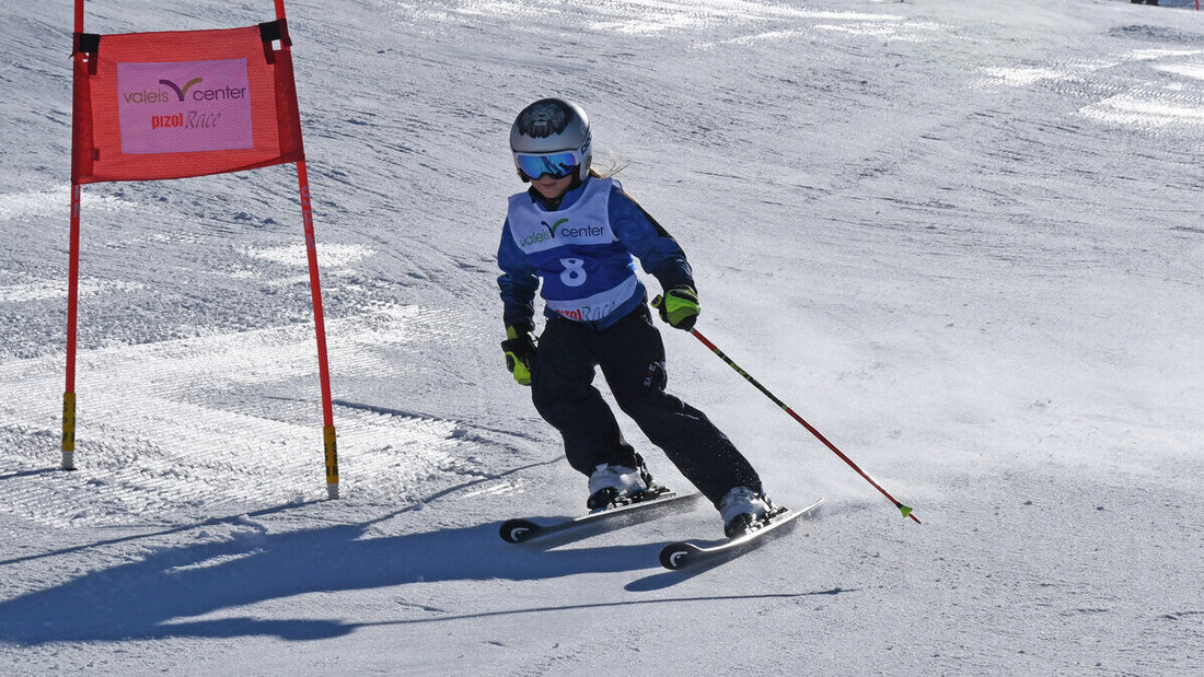 Siegerin bei den Jüngsten: Larina Bühler aus Vilters. (Bild: Martin Broder)