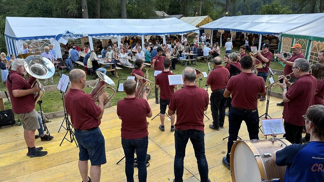 Belebt das Dorfleben: Die Musikgesellschaft Vättis bietet am Samstag und Sonntag, 25. und 26. Juli, das volle Programm – von Musik bis Bar und Tombola. (Pressebild)