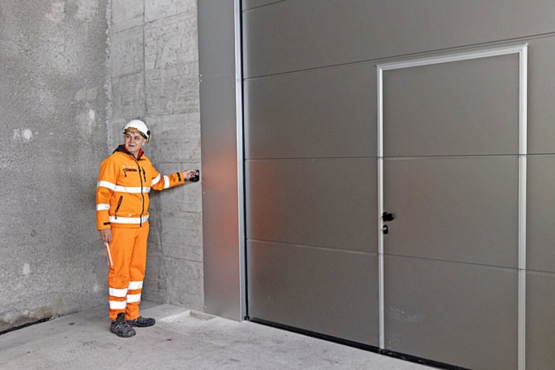 Immer frische Luft: Damit kein Rauch in den Sicherheitsstollen gelangen kann, herrscht permanenter Überdruck.