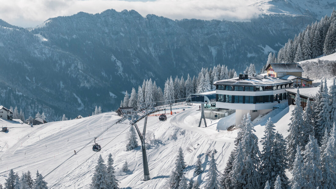 Rekorde erzielt: Die Pizolbahnen schreiben auch im Winter schwarze Zahlen. (Pressebild)