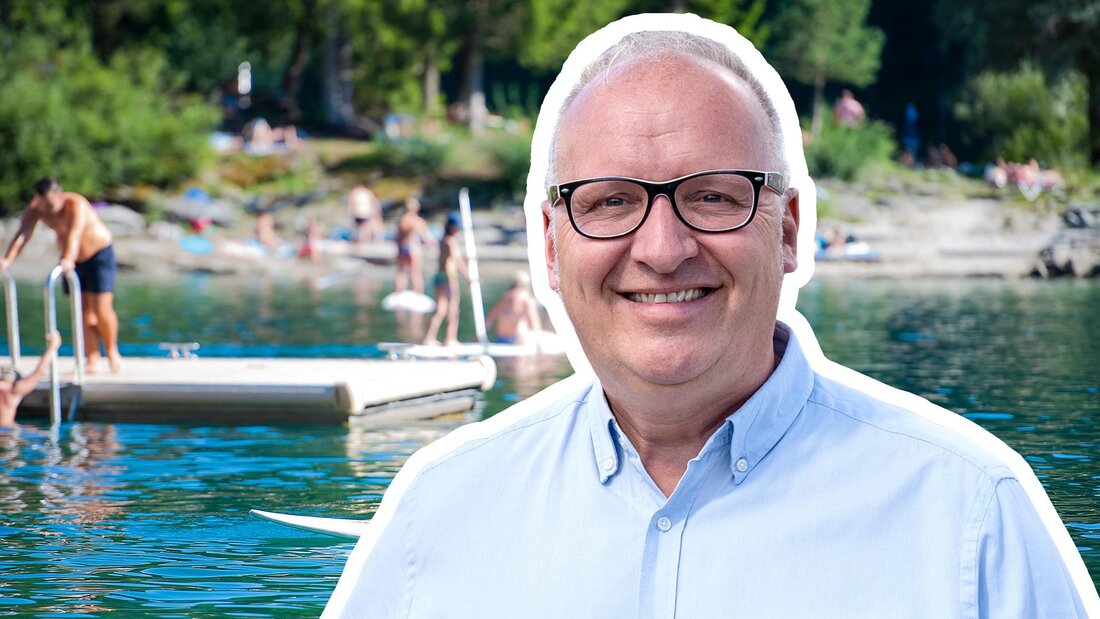 Christoph Schmidt, der Gemeindepräsident von Flims, ist nach wie vor vom Sicherheitskonzept überzeugt. (Bilder: Olivia Aebli-Item, Rebecca Doll; Bildmontage: Rico Kehl)