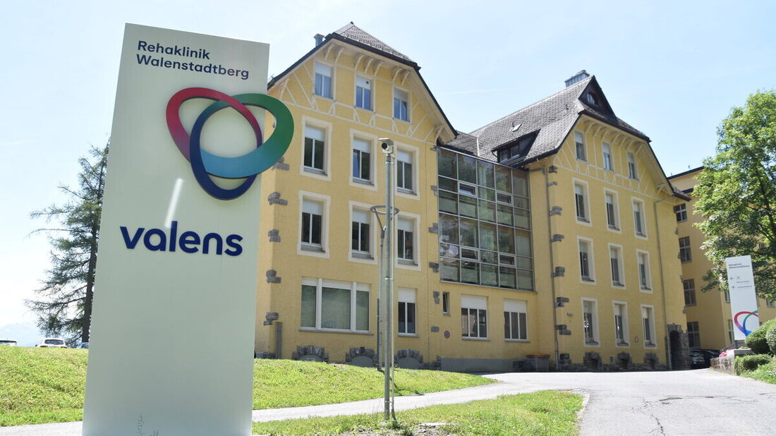Rehaklinik Walenstadtberg: HV-Treffpunkt und Gesprächsthema. (Bild: Ruedi Gubser)