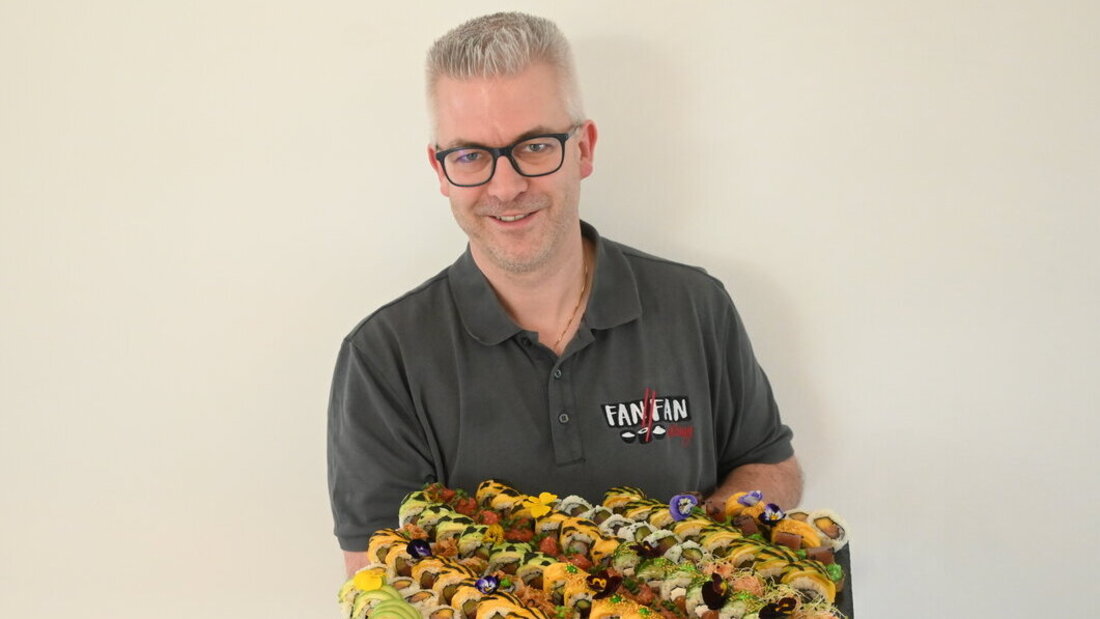 Schafft kulinarische Kunstwerke: Sushikoch Stephan Vetsch aus Vilters. (Bilder Patricia Hobi)