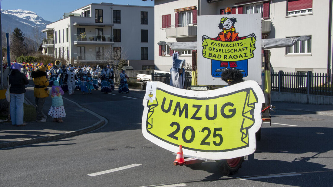 Heiter Sonnenschein am Fasnachtsumzug in Bad Ragaz: Mehr darüber gibt es am Donnerstag in der Printausgabe. (Bilder Susan Rupp)