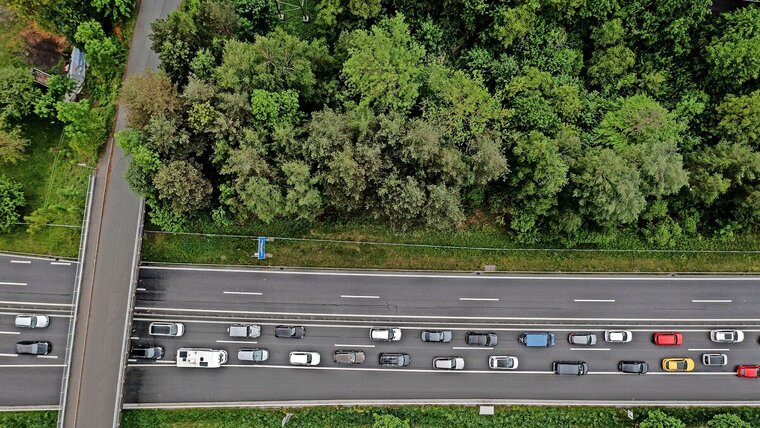 Staubilder 2024 Stau Graubünden Verkehr Auto Autos