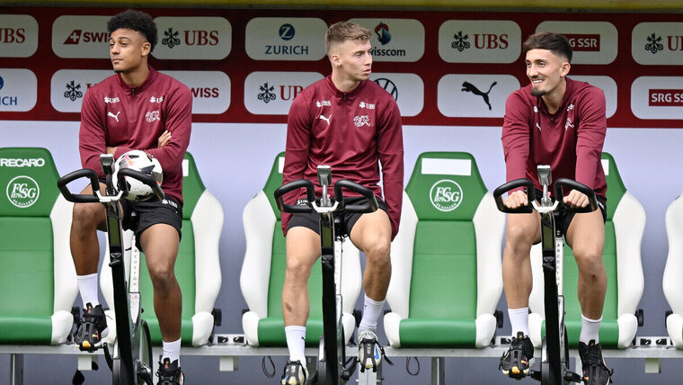 SCHWEIZ FUSSBALL NATIONALMANNSCHAFT TRAINING