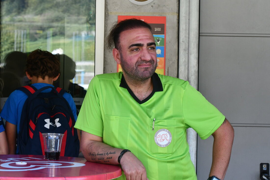 Impressionen vom UBS-Football-Cup in Mels. (Bild Severin Meli)