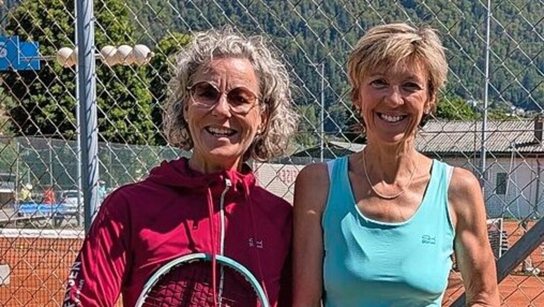 Powerduo: Klubmeisterin Ines Untersander (links) und Finalistin Nicole Allemann. 211151_211152.jpg