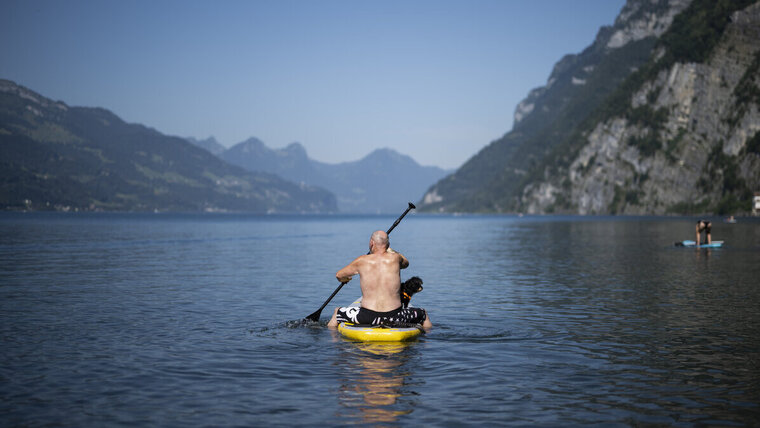 SCHWEIZ WETTER HITZEWELLE
