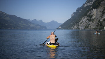 SCHWEIZ WETTER HITZEWELLE