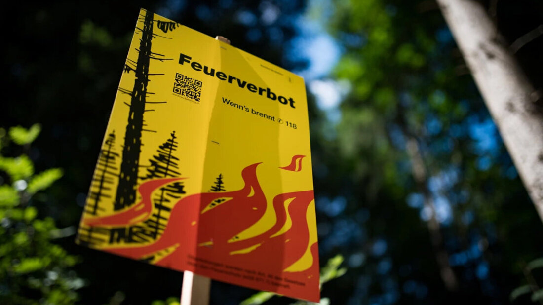 Anders als im Kanton: Im Sarganserland bleibt das Feuerverbot im Wald und in Waldesnähe weiter bestehen.