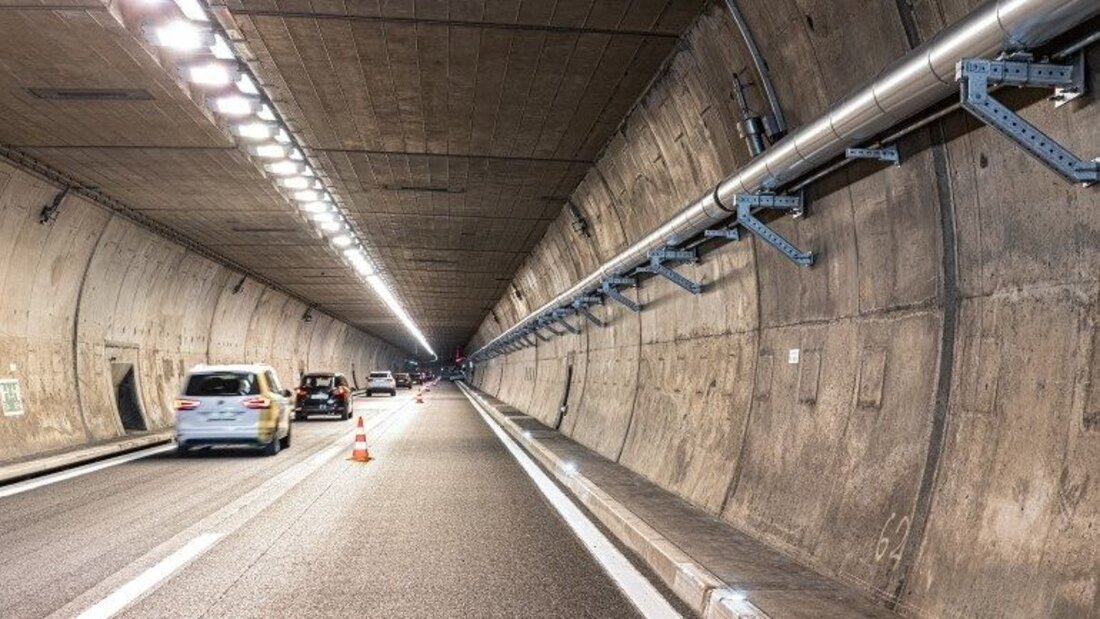 In die Jahre gekommen: Das Astra saniert den Kerenzerbergtunnel. Die Arbeiten dauern bis ins Jahr 2028. (Pressebild: Astra)