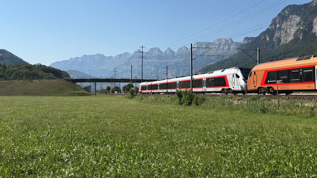 Unten durch gehts noch: Aber über die Brücken wie hier jene in der Plonserau, kann man nicht mehr ungeingeschränkt fahren. (Bild: Reto Vincenz)