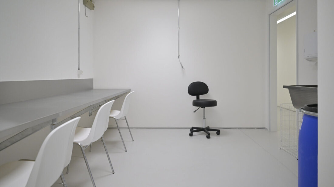 Injektionsraum: Suchtkranke Personen können sich in diesem Raum ihre Drogen injizieren.
