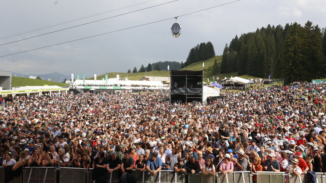 Open Air Flumserberg: Das Publikum hat die diesjährige Ausgabe gefeiert. (Bild: Ignaz Good)