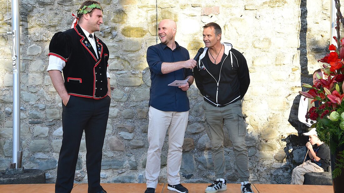 Eingespieltes Duo: Armon Orlik (links) und Robin Städler (rechts) arbeiten seit Jahren zusammen. (Bild: Markus Timo Rüegg)