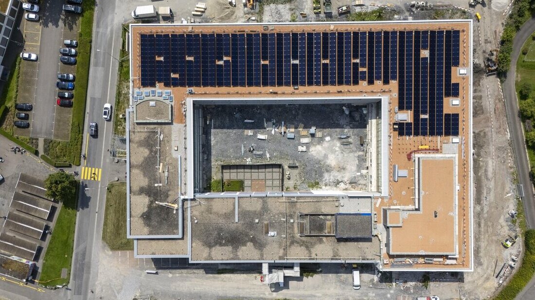 Klarer Fall: Gesucht war der im Entstehen begriffene Neubau der Kanti Sargans. (Archivbild Gianluca Volpe)