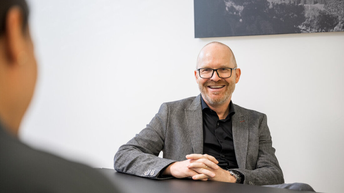 Rektor Daniel Miescher zieht ein positives Fazit der Zusammenführung zweier Berufsfachschulen zum BZBS. (Bild Markus Roth)