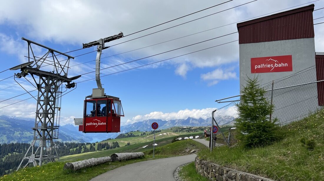 Fährt ab Pfingsten wieder: Die Palfriesbahn. (Bild: Hans Bärtsch)