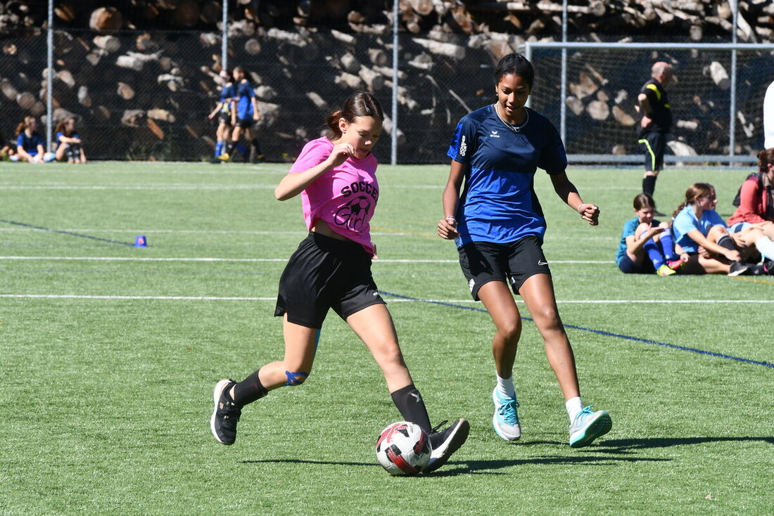 Impressionen vom UBS-Football-Cup in Mels. (Bild Severin Meli)
