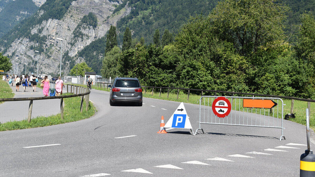 Walenstadt: Ein Blick auf die Verkehrssituation. (Pressebild)