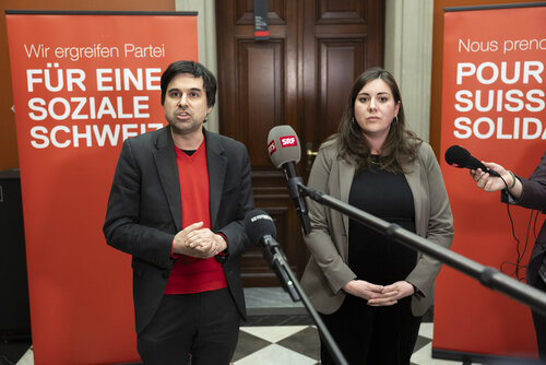 SCHWEIZ BUNDESRATSWAHLEN MITTE HEARINGS SP
