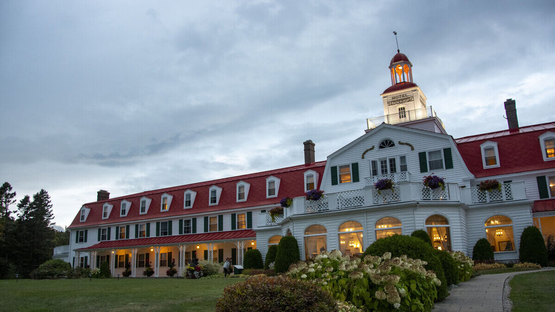 Das Hotel Tadoussac: Es ist das traditionsreiche Daheim während der nächsten zwei Tage für die «Sarganserländer»-Reise-Truppe.