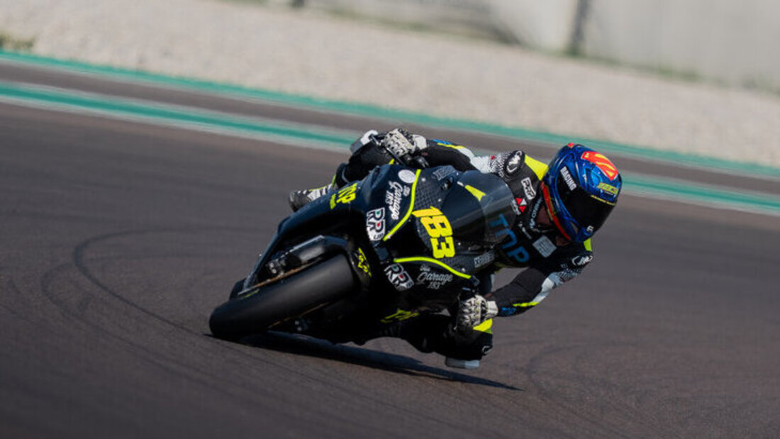 Im Element: Manuel Alder auf dem Circuit in Cremona. (Pressebild)