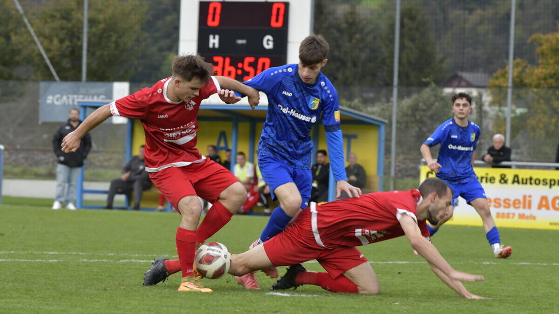 Impressionen vom Spiel Mels – Montlingen. (Bild Reto Voneschen)