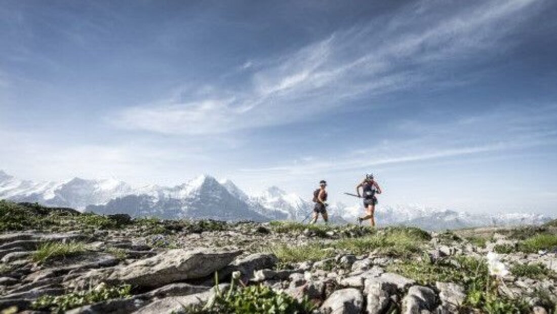 Herrliches Panorama: Der Eiger-Ultra-Trail im Berner Oberland ist ein einzigartiger Anlass. (Pressebild)