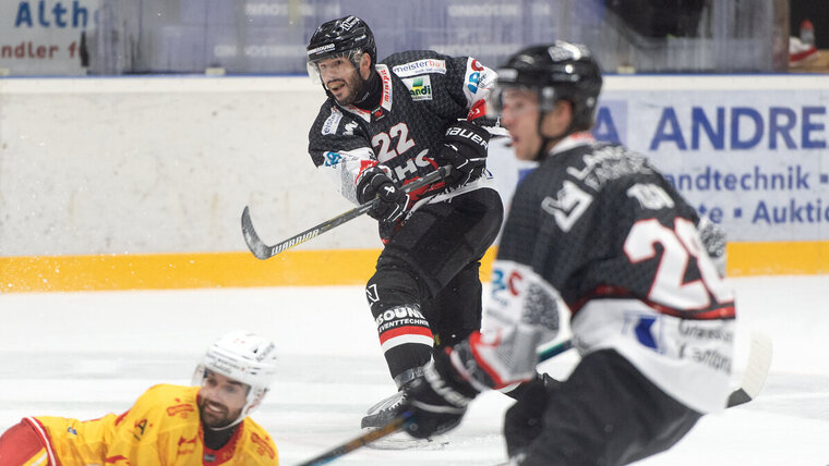 Eishockey Match EHC Chur HC Sierre Eishalle Eissatdion Chur