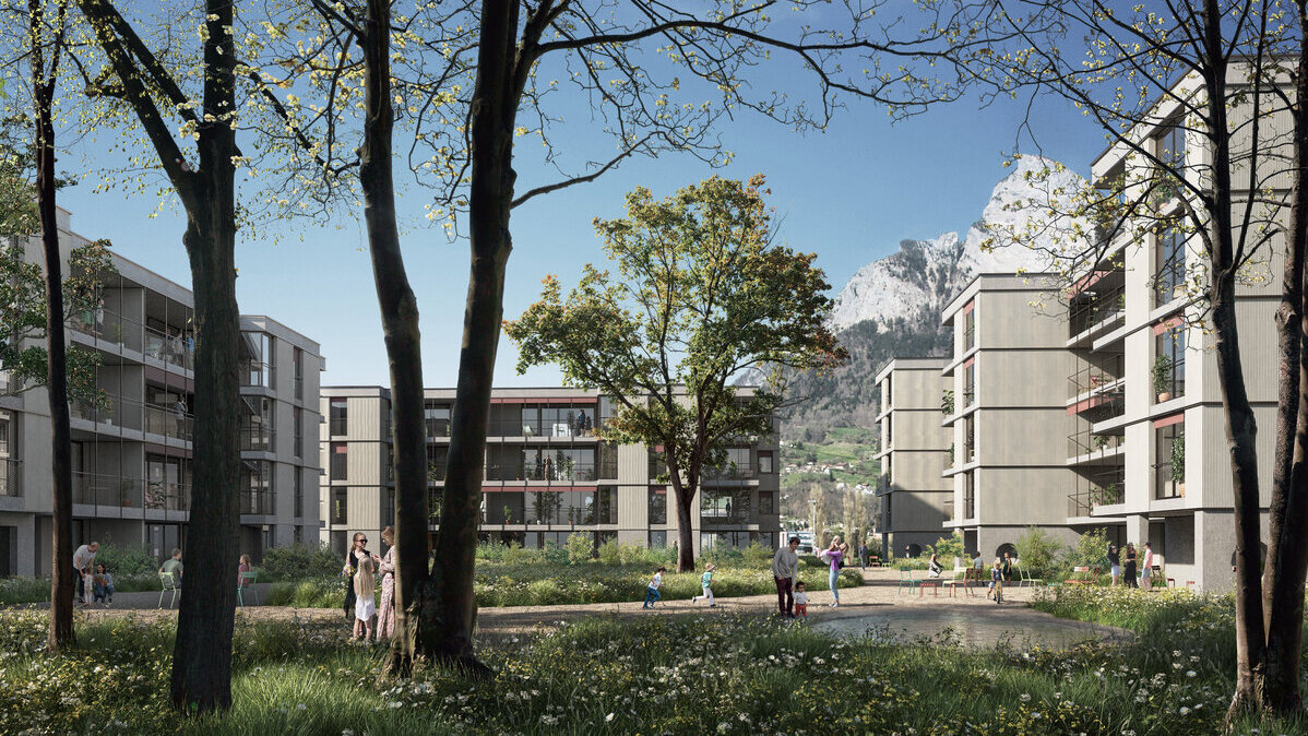 70 apartments planned in a central location in Sargans