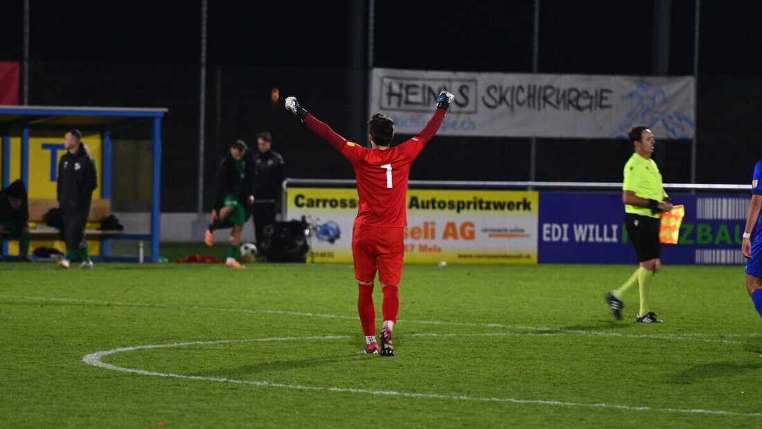 «Man of the Match»: Mels-Torhüter Claudio Dosch hielt nicht nur seinen Kasten sauber, sondern leitete das 1:0 direkt ein.