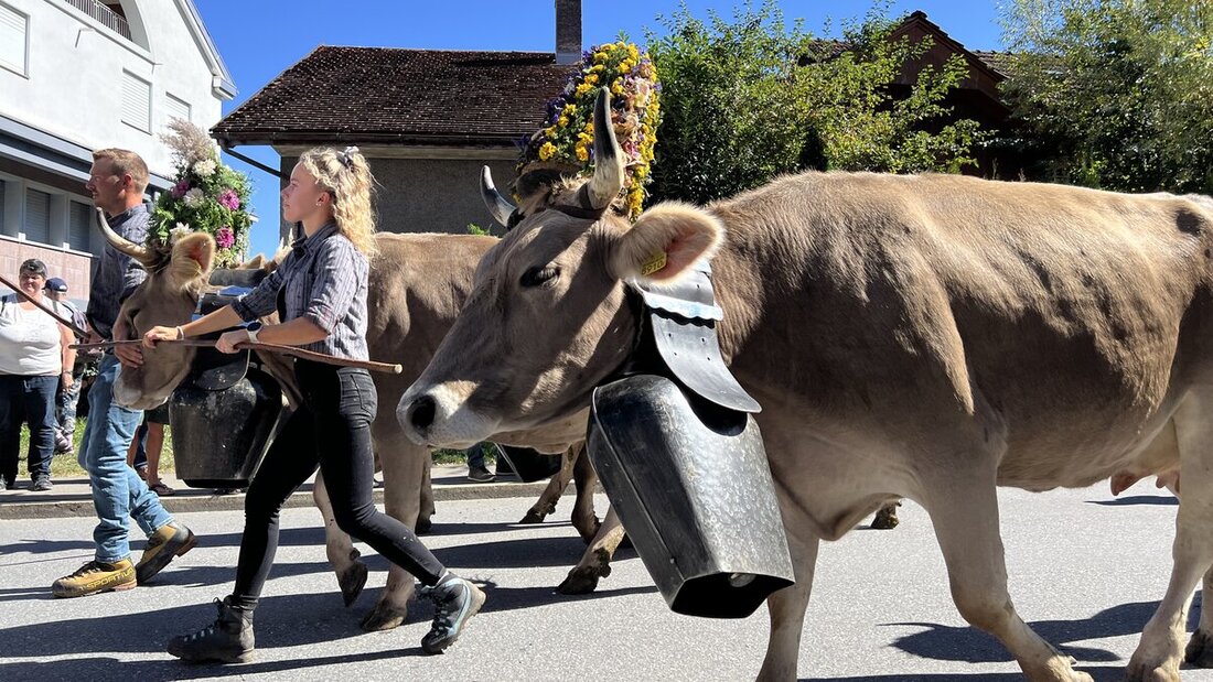 Impressionen aus Mels und Wangs. (Bilder Hans Bärtsch)