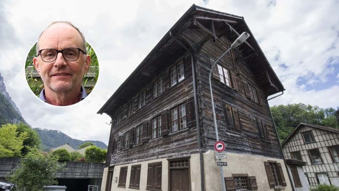Architekt Thomas Aschmann hat die denkmalpflegerische Sanierung und den Innenausbau des historischen Gebäudes im Oberdorf in Glarus geplant. (Bilder: Archiv)