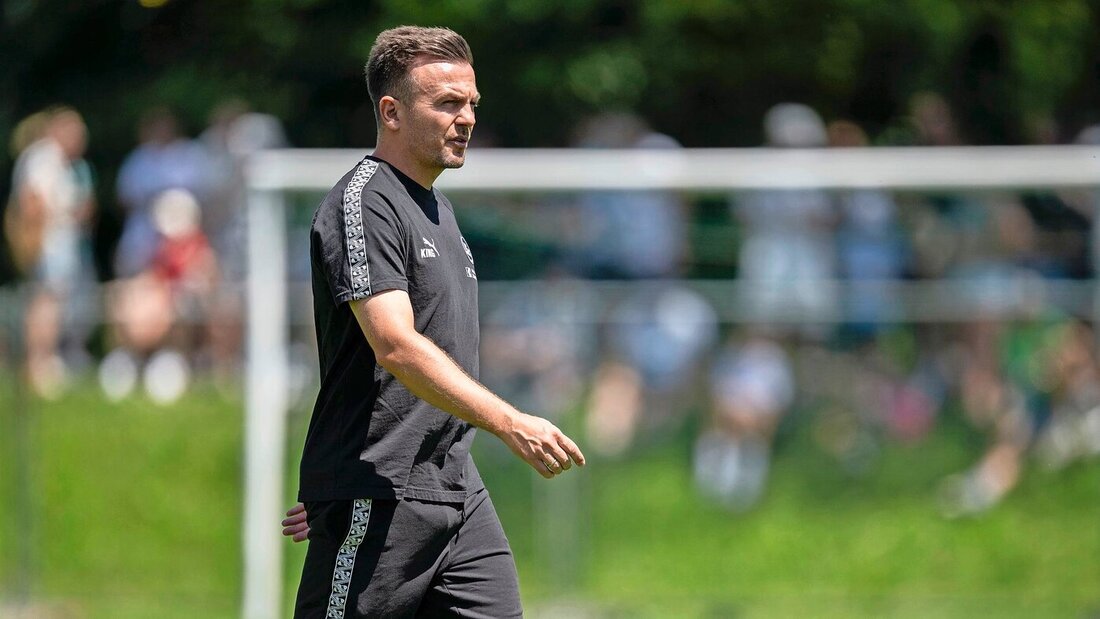 Zielstrebig: Enrico Maassen, hier beim Gastspiel in Trübbach, will weitere Erfolge beim FCSG feiern. (Bild: Gian Ehrenzeller/Keystone) 206980_206981.jpg