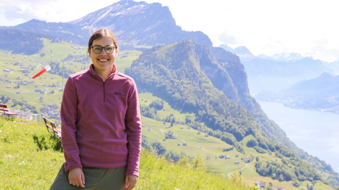Ist in Maseltrangen aufgewachsen: Jetzt organisiert Lisa Eberhard eine Wanderung für Singles in Amden. (Bild: Ayla Martis)