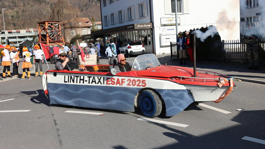 Kleine Kostprobe: Mehr vom Umzug in Flums gibt's am Donnerstag in unserer Printausgabe. (Bilder Ignaz Good)