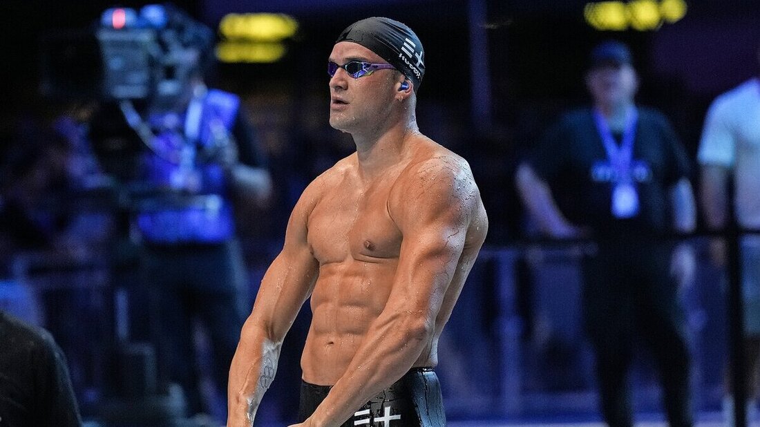 Muskelshow: Marius Kusch ist einer der Teilnehmer in Las Vegas. (Bild: Keystone)