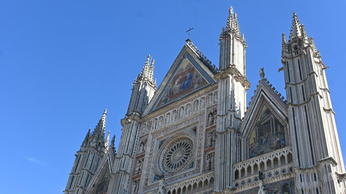 Ein Meisterwerk: Der Dom von Orvieto. (Bilder Patricia Hobi)
